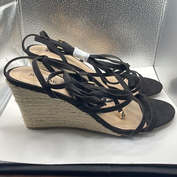 Just Fab Brand New “Watch Me Strut” Strappy Wedges (Size: 10) - Picture 8 of 11